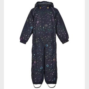 Mikk-Line Flyverdragt - Recycled - Dark Navy m. Print