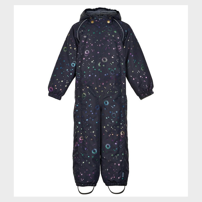 Mikk-Line Flyverdragt - Recycled - Dark Navy m. Print