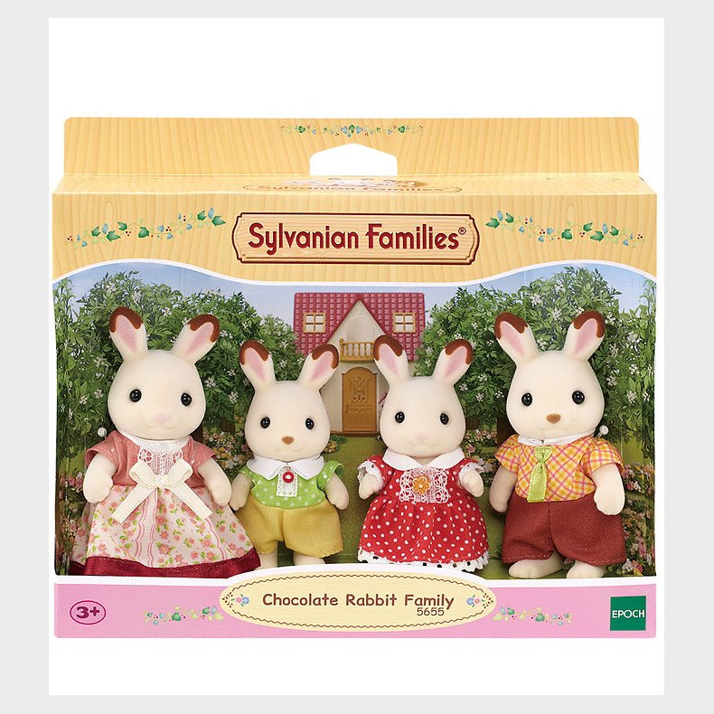 Sylvanian Families - Chocolate Rabbit Family - 5655