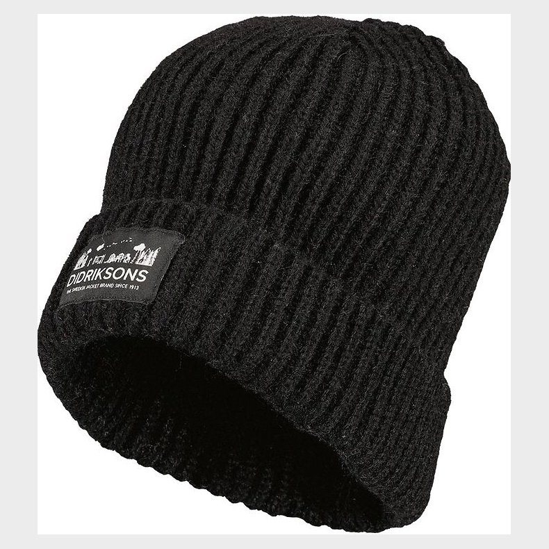 Didriksons Hue - Strik - Bus - Sort