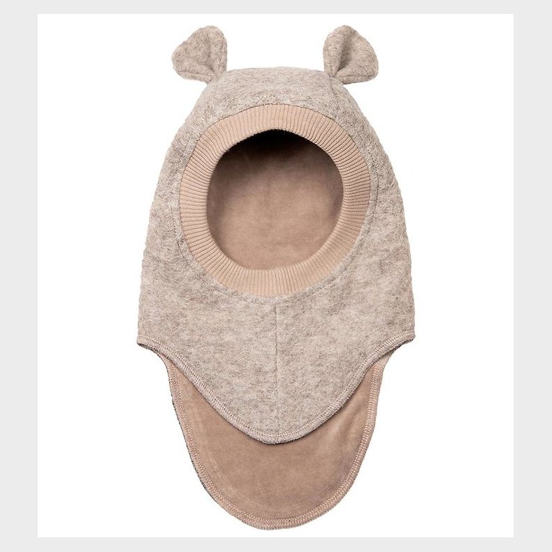 Huttelihut Elefanthue - Uld/Bomuld - 2-lags - Plys - Camel Melan