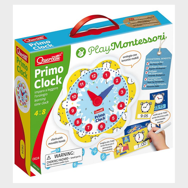 Quercetti Leget�jsur - L�r Klokken - Play Montessori - 0624