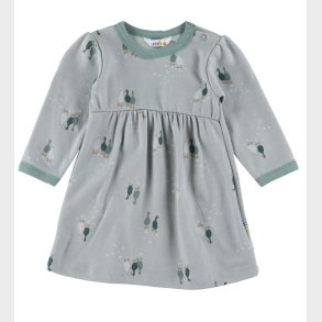 Joha Kjole - Uld/Bomuld - Dusty Grn m. Gs