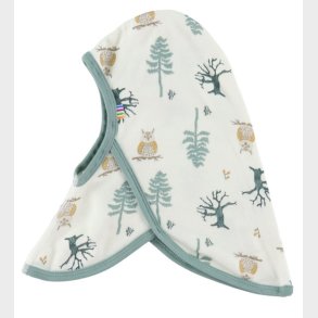 Joha Elefanthue - 1-lags - Uld/Bambus - Offwhite m. Skov