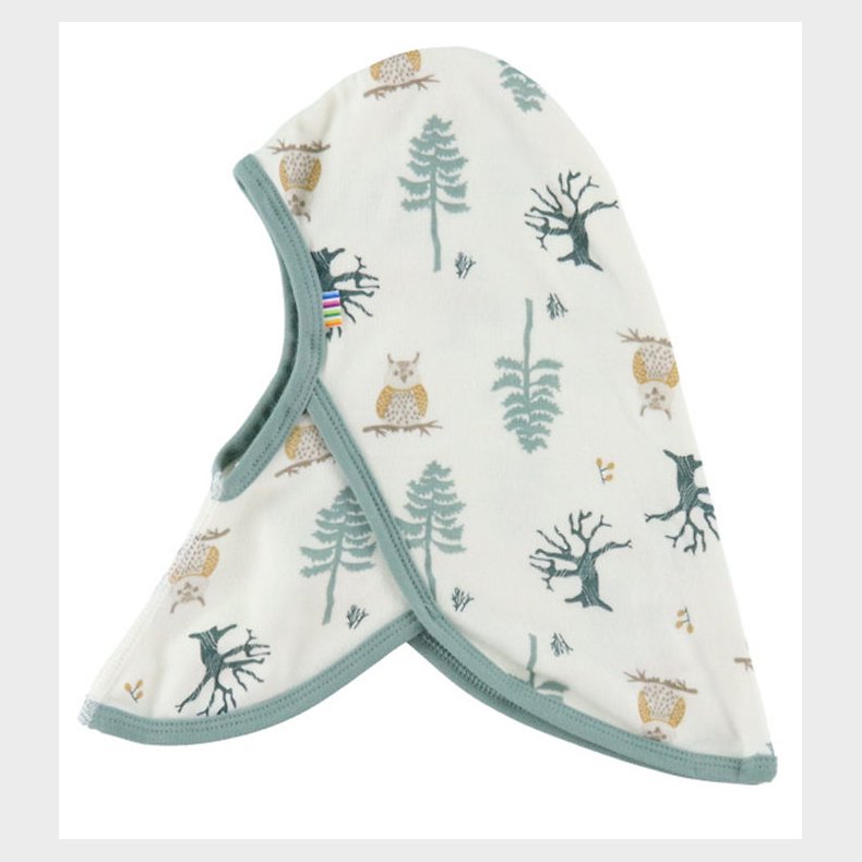 Joha Elefanthue - 1-lags - Uld/Bambus - Offwhite m. Skov