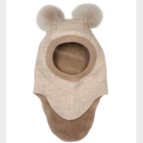 Huttelihut Elefanthue - Uld/Bomuld - 2-lags - Big Bear - Sand Me