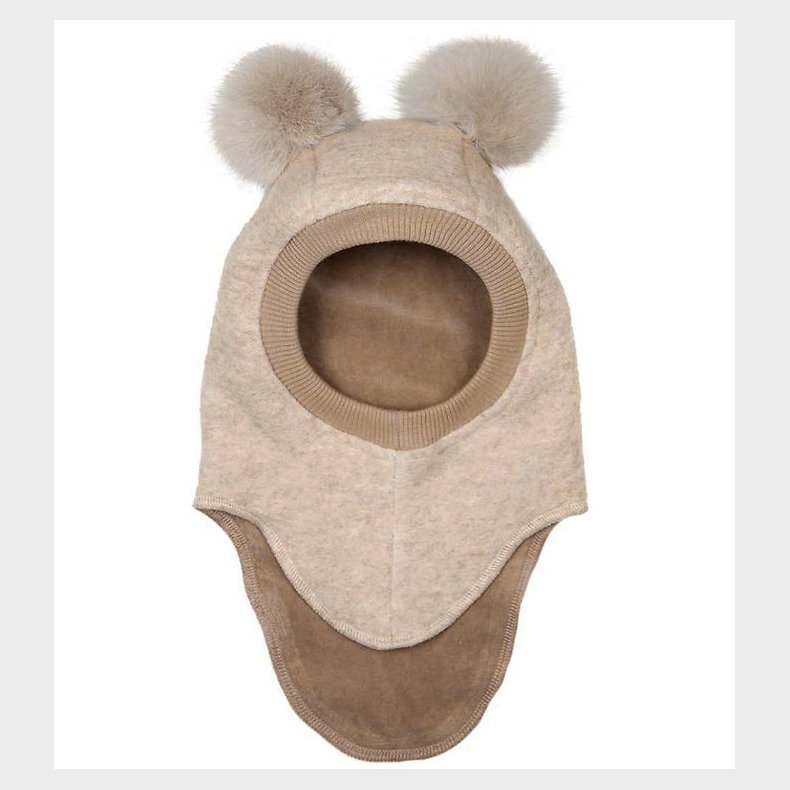 Huttelihut Elefanthue - Uld/Bomuld - 2-lags - Big Bear - Sand Me