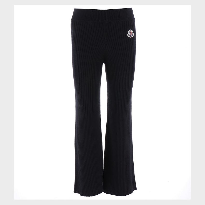 Moncler Bukser - Akryl/Uld - Rib - Sort