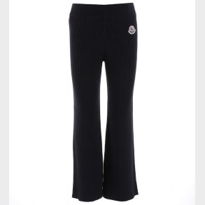 Moncler Bukser - Akryl/Uld - Rib - Sort