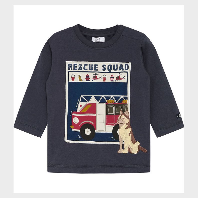 Hust and Claire Bluse - Anton - Blue Night