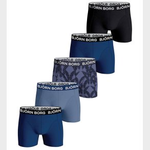 Bjrn Borg Boxershorts - 5-pak - Bl/Sort