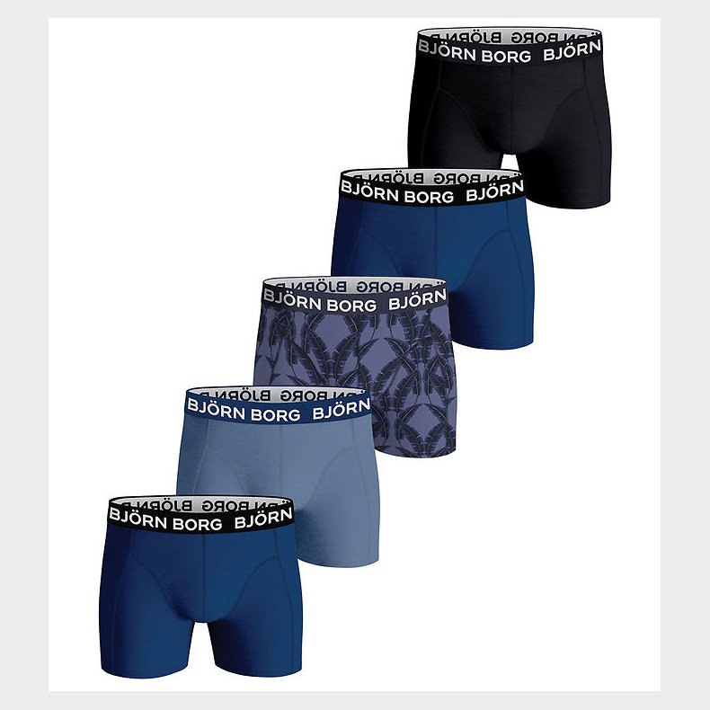 Bjrn Borg Boxershorts - 5-pak - Bl/Sort