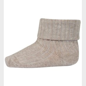 MP Str�mper - Rib - Beige Melange