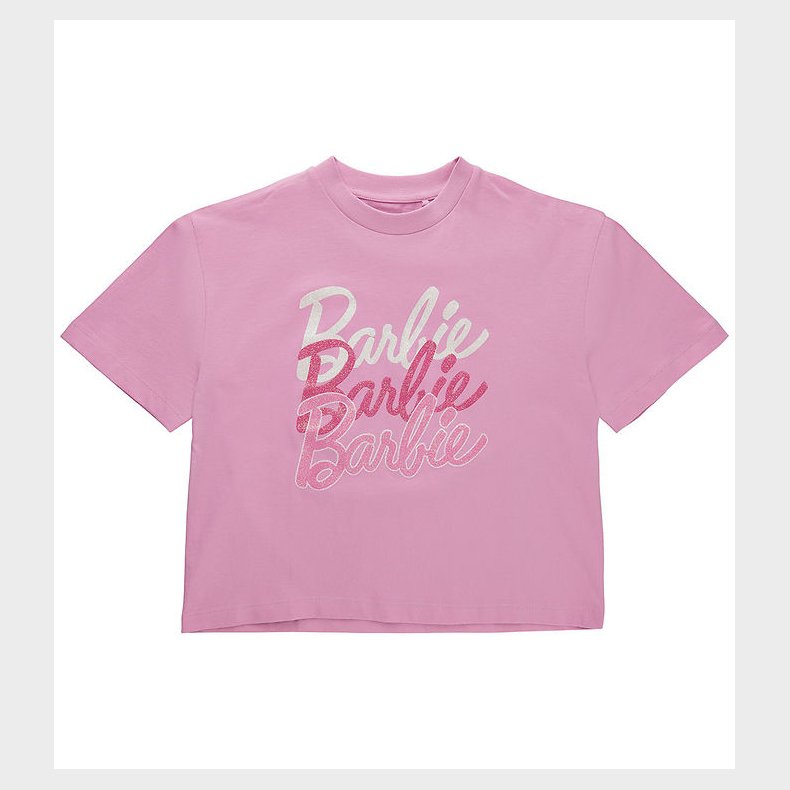 The New T-shirt - TnBarbie - Boxy - Pastel Lavender m. Print