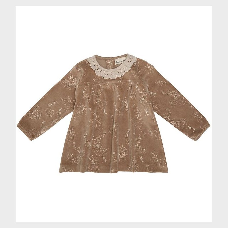 Thats Mine Kjole - Soya - Velour - Stardust