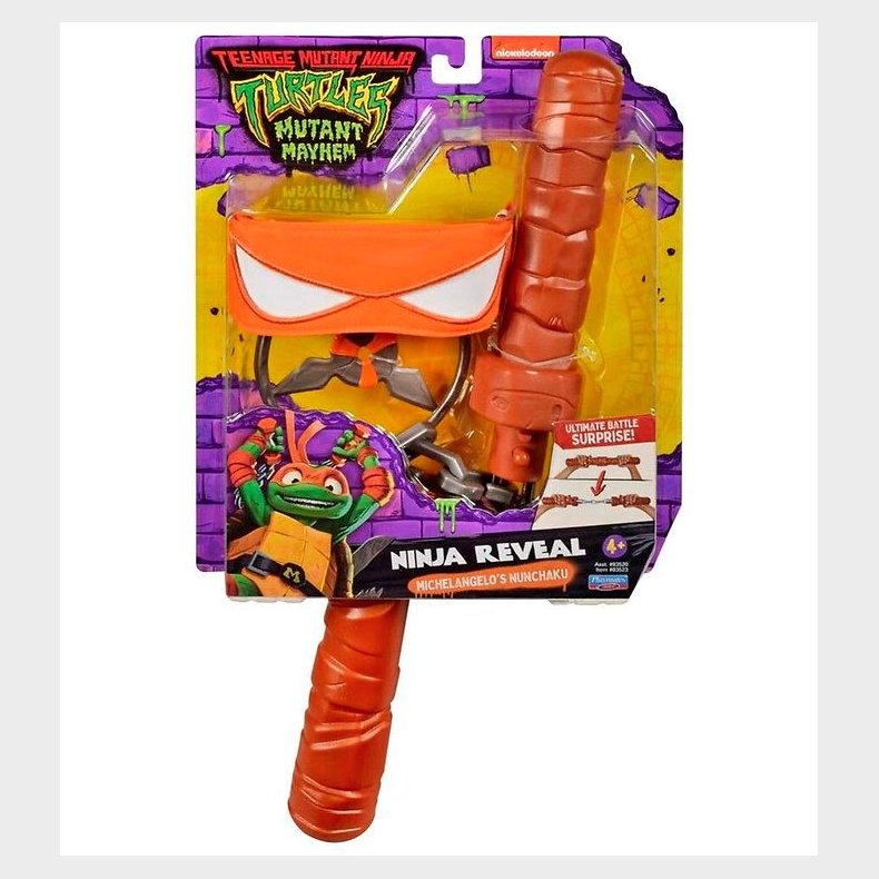 Turtles Udkldning - Ninja Reveal - Michelangelos Nunchaku
