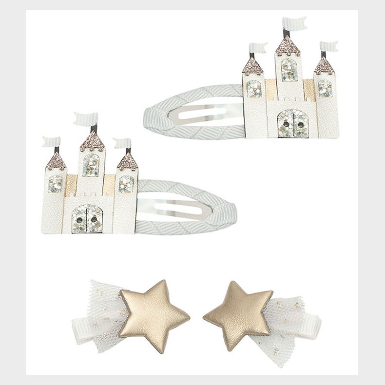 Mimi & Lula Hrspnder - 4 stk - 3,5/6 cm - Castle and Star Fair