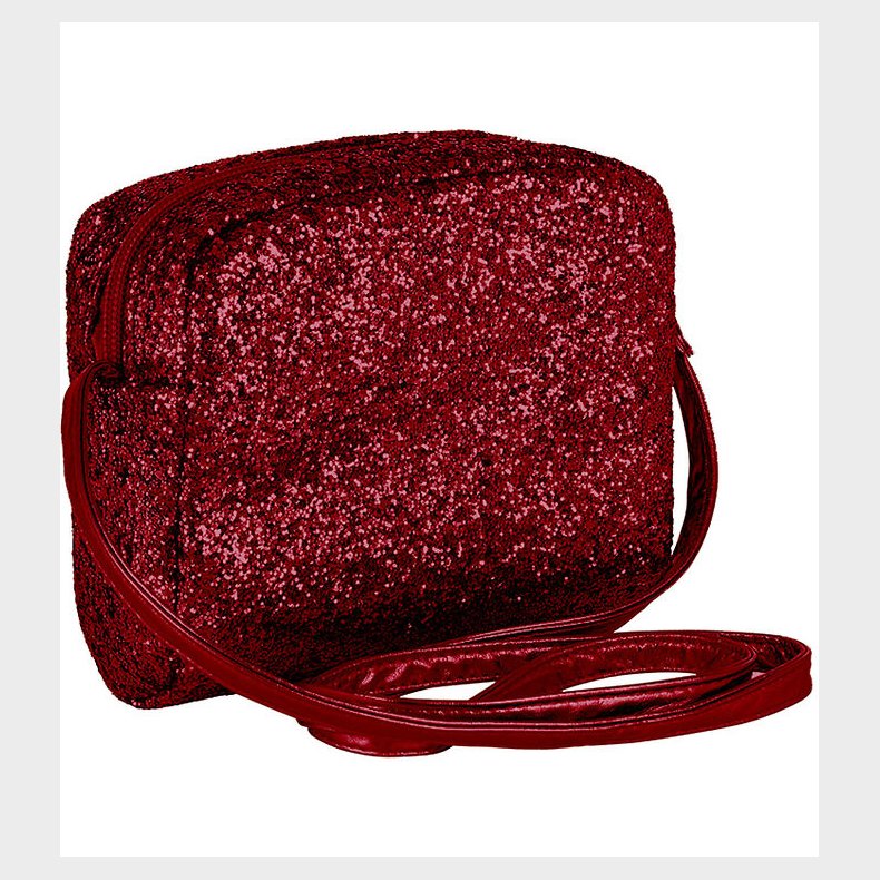 Mimi & Lula Skuldertaske - Rd Glitter