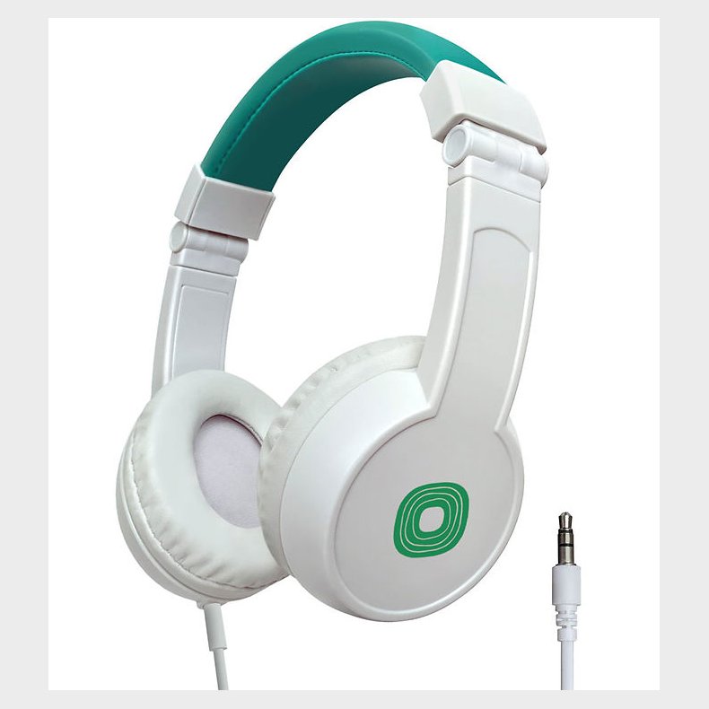 TIMIO H�retelefoner - Foldbare - Hvid/Turkis