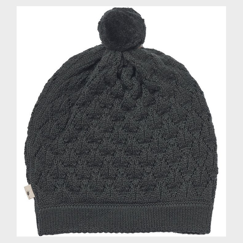 Wheat Hue - Uld - Strik - Ezel - Black Cola