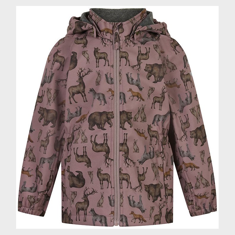 Mikk-Line Softshelljakke m. Fleece - Recycled - Zoo - Twilight M