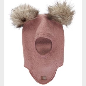 Mikk-Line Elefanthue - 1-lags - Uld - Burlwood m. Kvaste