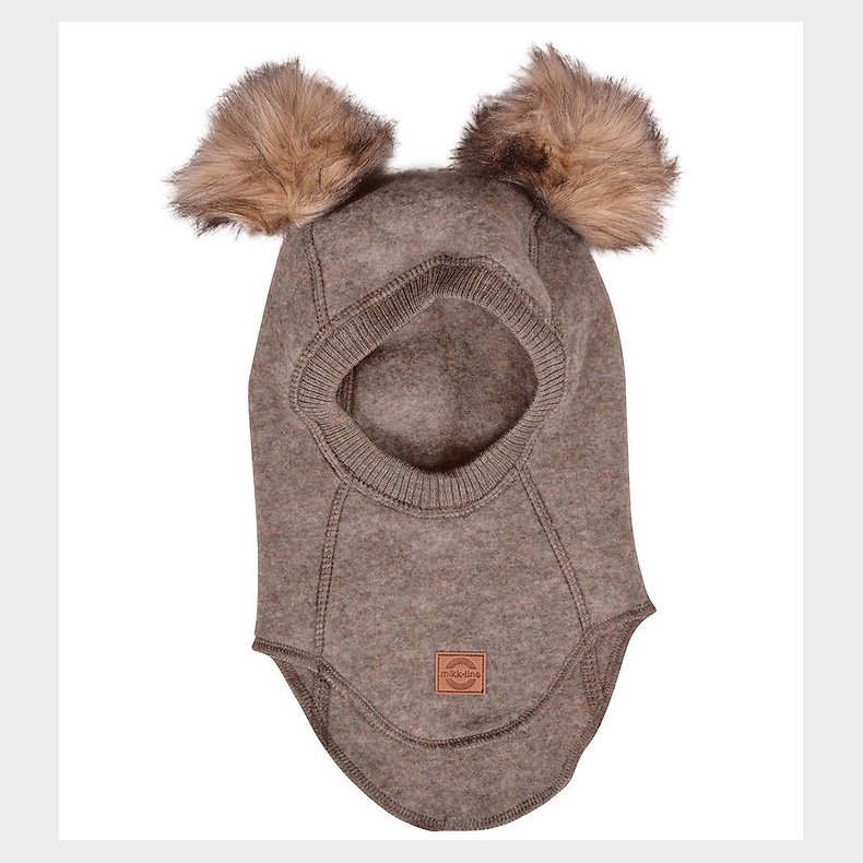 Mikk-Line Elefanthue - Uld - Melange Denver m. Kvaste