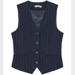 Designers Remix Vest - Zoe - Navy/White Pinstripe