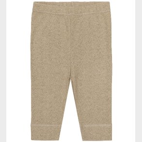 Popirol Leggings - Polaia - Dark Brown Melange