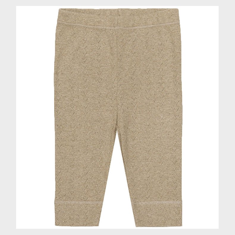 Popirol Leggings - Polaia - Dark Brown Melange