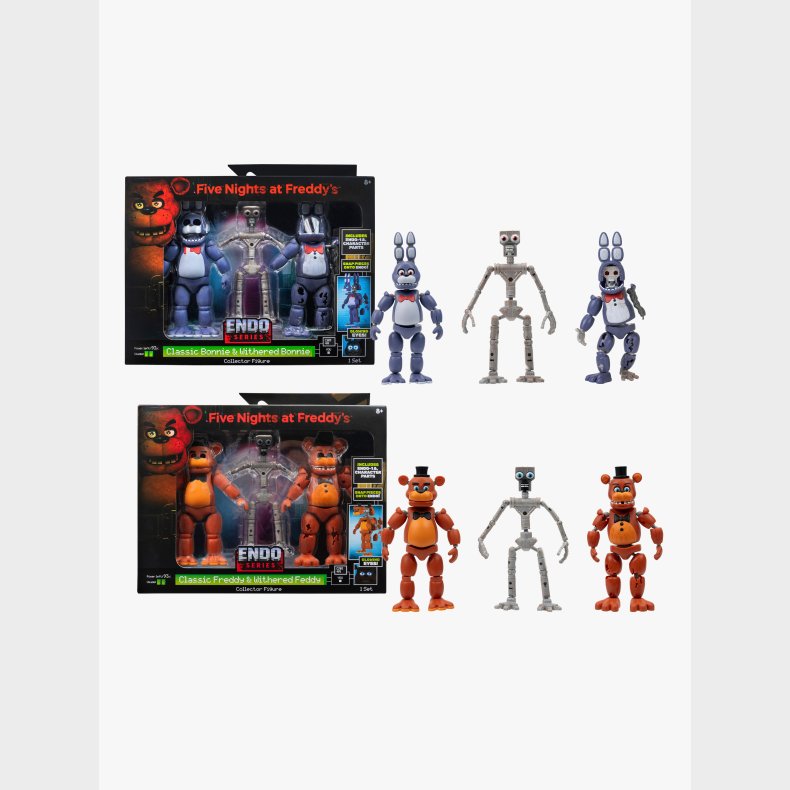 Five Nights at Freddy's Endo Figurst 3-pak, Blandet