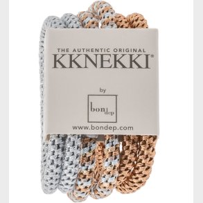 Kknekki Hrelastikker - Slim - 6-pak - Brun/Slv