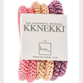 Kknekki H�relastikker - Slim - 6-pak - Rosa/Brun/Lilla