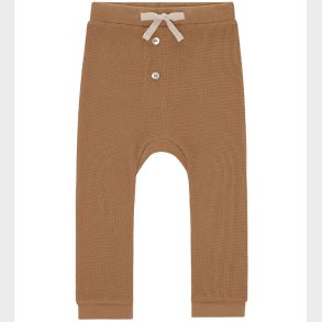 Monsieur Mini Bukser - Baggy Waffle - Brown Suger