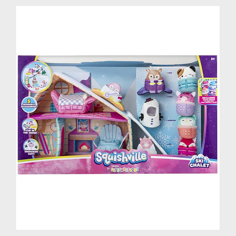 Squishville Dukkehus - Ski Chalet