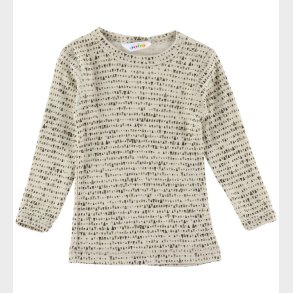 Joha Bluse - Uld - Beige Aop