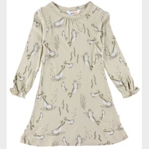 Joha Kjole - Bambus - Beige Aop