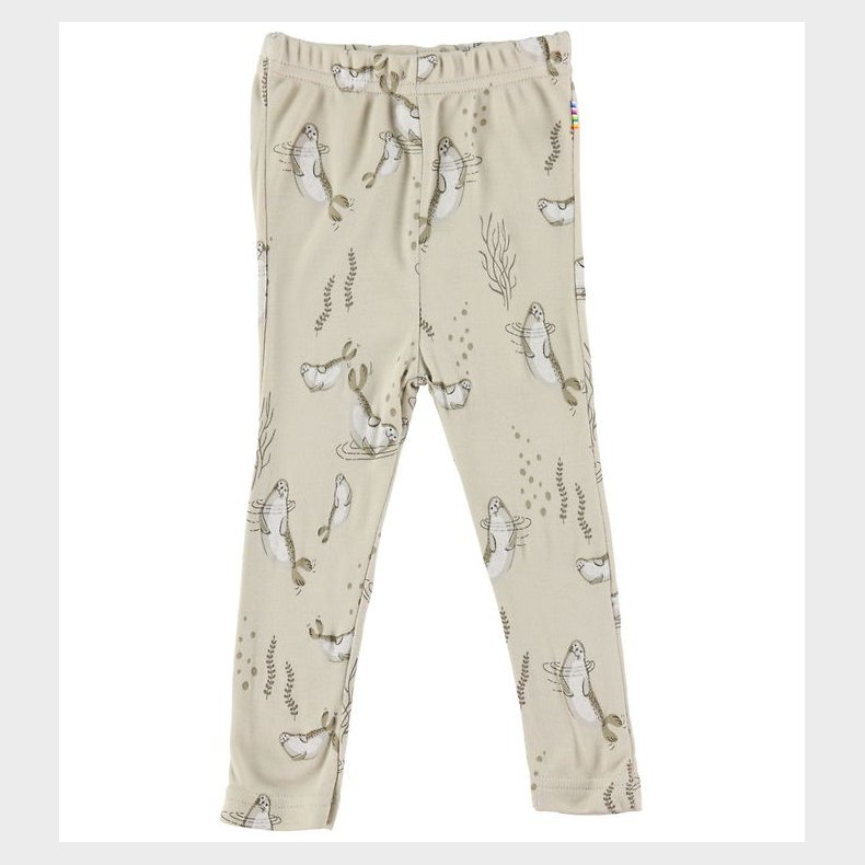 Joha Leggings - Bambus - Beige Aop