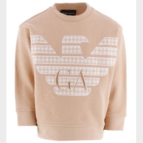 Emporio Armani Sweatshirt - Zenzero Chiaro m. Hvid