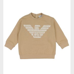 Emporio Armani Sweatshirt - Zenzero Chiaro m. Hvid