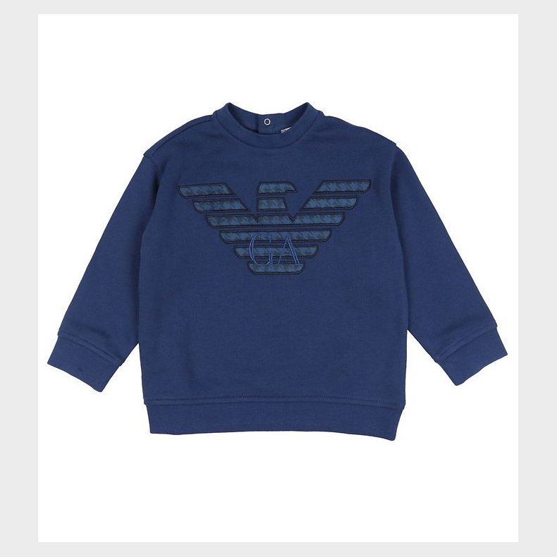 Emporio Armani Sweatshirt - Insegna Blue m. Logo