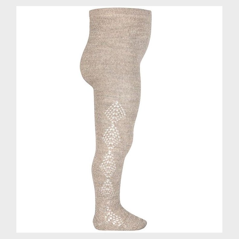 Condor Strmpebukser m. Hulmnster - Uld/Akryl - Beige