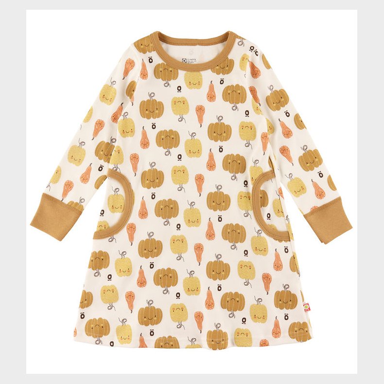 Katvig Kjole - Hvid m. Grskar