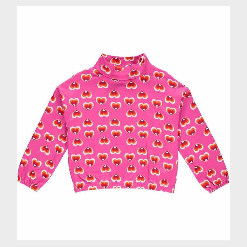 Freds World Sweatshirt - Heart - Fuchsia