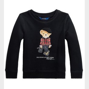 Polo Ralph Lauren Sweatshirt - Holiday - Sort m. Bamse