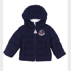 Moncler Dunjakke m. Uld - Igore - Navy