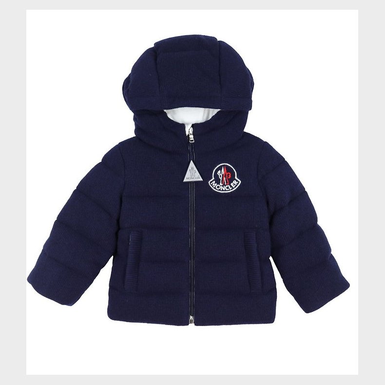 Moncler Dunjakke m. Uld - Igore - Navy