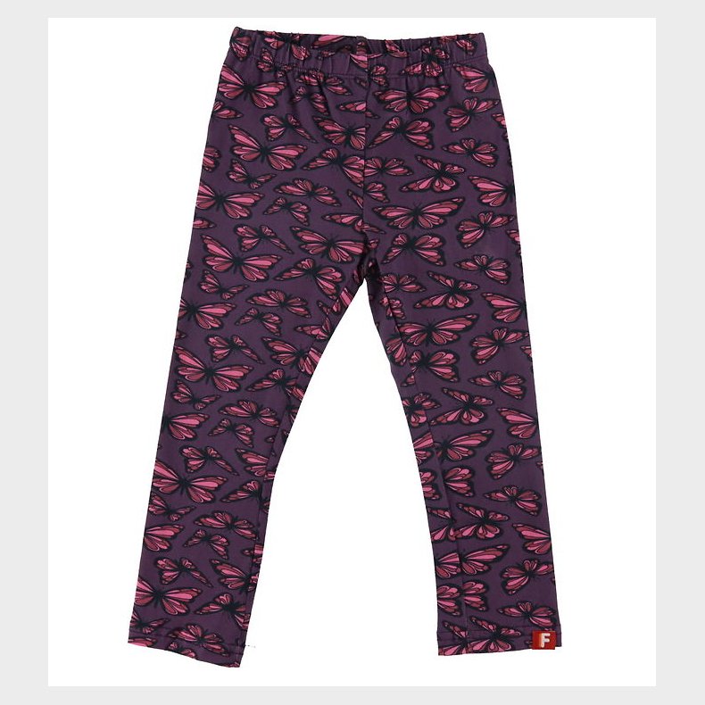 DYR-Cph Leggings - DYRCheetah - Grey Viola Flutter