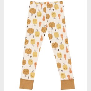 Katvig Leggings - Hvid m. Grskar