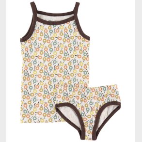 Katvig Undertj - Hvid m. bler